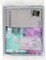 The Beadsmith Treasure Mat Tray and Mat - 11 x 14 Inches - Grey Flocked Tray with Cover - Non-Slip, Rubber Base Mat - Design Board for Jewelry Making